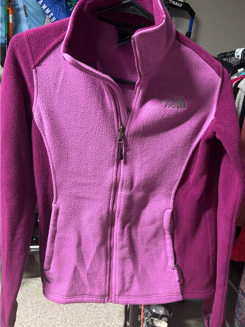 The North Face Women's Pink Magenta Fleece Jacket